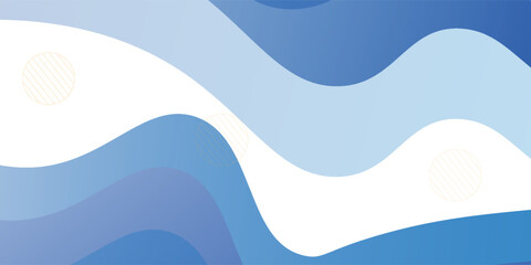 Blue wave abstract background. Liquid color background design. Fluid gradient shapes composition