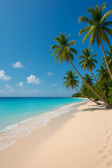 palm trees on the beach