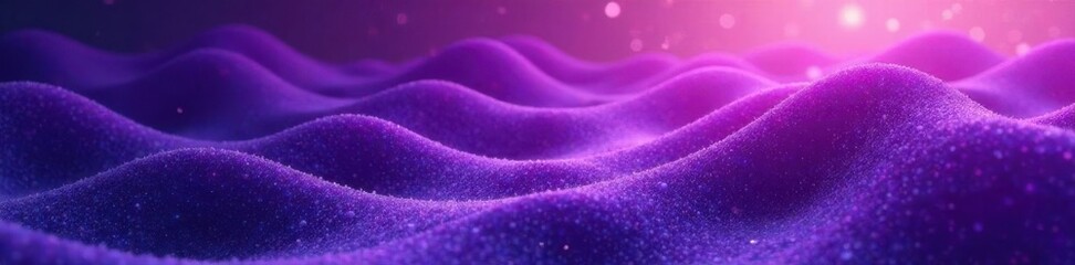 Deep purple undulations, calming fractal backdrop, wallpaper, waves