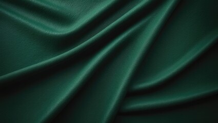 Obraz premium Detailed shot of dark green suede and velvet fabric with seamless leather pattern