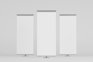 Banner stand JPEG mockup transparent design for mockups