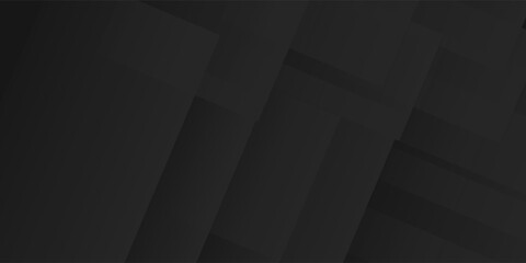 Fototapeta premium Modern black blue abstract background. Minimal. Color gradient. Dark. Web banner. Geometric shape. 3d effect. Lines stripes triangles. modern