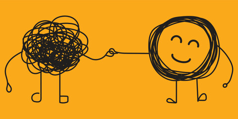 Help friend, coaching, mentoring, problem solving, abstract icon business problem solving, consulting. Vector illustration