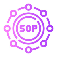 circle gradient icon