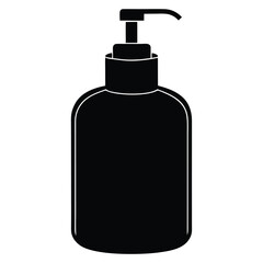 cleaner element isolated hand sanitizer bottle on white background 