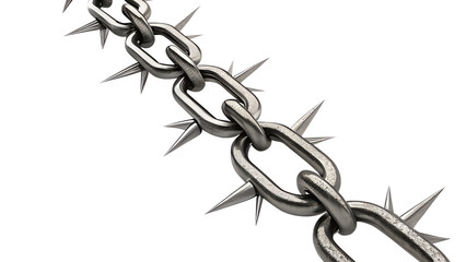 Spiked Chain. PNG.