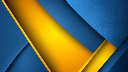 abstract 3d dark blue background with a combination of luminous yellow overlap style graphic design element