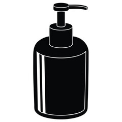 cleaner element isolated hand soap dispenser on white background 