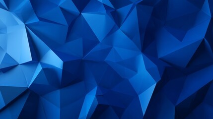 Fototapeta premium Abstract Geometric Background in blue with Polygonal Structure