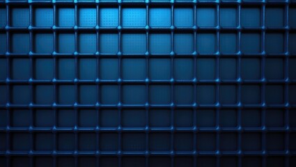 Industrial Dark Blue Metal Surface with Grate