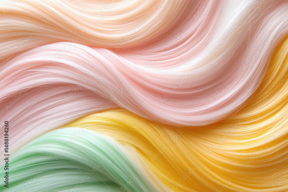 Poster colorful abstract background with swirling vivid colors creating an artistic and dynamic salon atmos