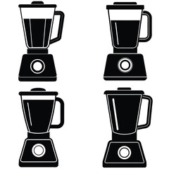 set of black and white cups