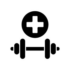 Obraz premium Icon a health lifestyle, isolated against a clean background.