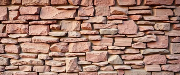 Obraz premium Burgundy Stone Mosaic Wall Background