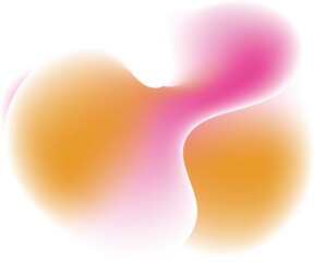 Abstract orange pink fluid gradient design background