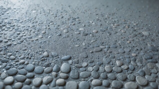 Small pebble stone flooring texture backdrop