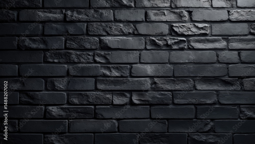 Poster brick wall texture in high resolution as a background pattern.