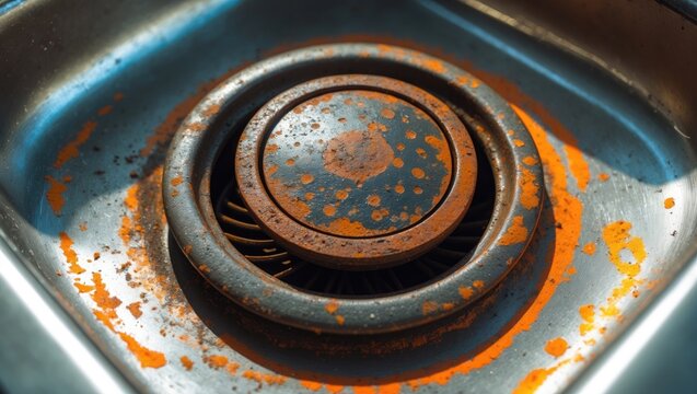 Image from series of stained texture backgrounds