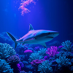  Neon Shark Coral Reef