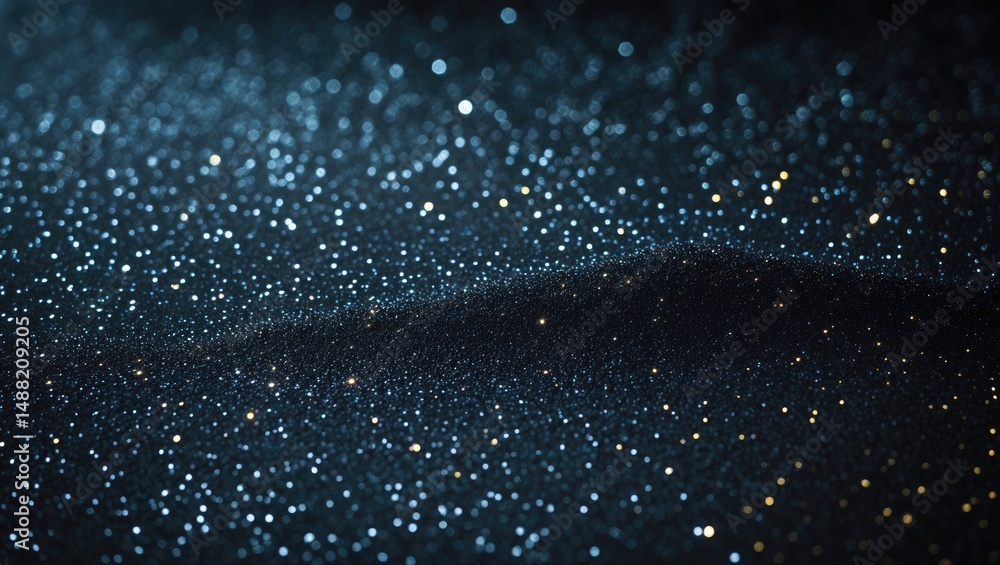 Poster using black sandpaper for creating a background image.
