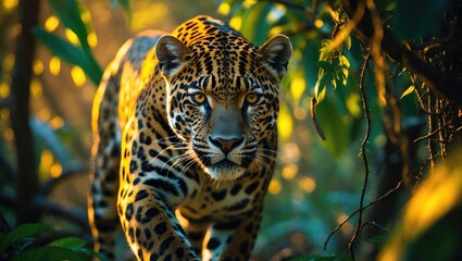 stealthy jaguar poised for ambush