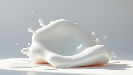 Background with splattered clear nail polish