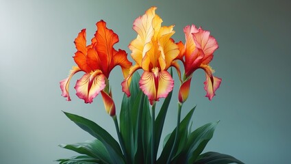 Canna flowers are colorful plants celebrated for their bright blooms in red, orange, yellow, and pink, providing a stunning accent to gardens.