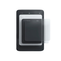 Stack of Modern Tablet Screen Protectors - Various Sizes and Materials