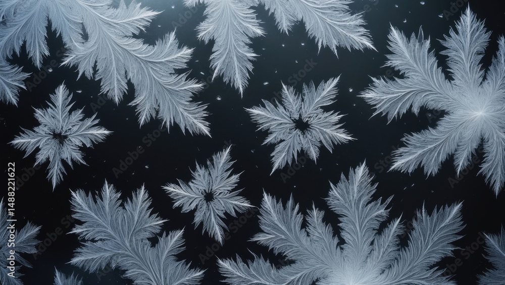 Poster ice patterns for background use