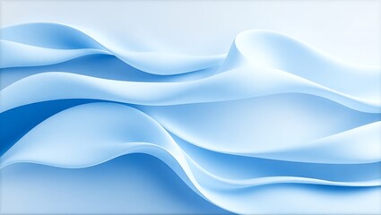 Obraz premium Abstract Blue Wave Background Elegant Fluid Design for Digital Projects