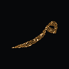 Arabic alphabet and calligraphy