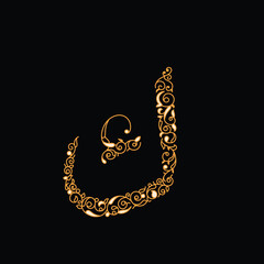 Arabic alphabet and calligraphy