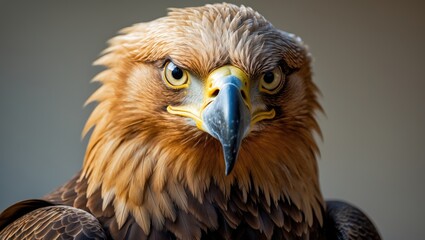 Fototapeta premium Portrait of a Golden Eagle, a close-up view of a Golden Eagle