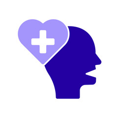 Icon a health awareness, isolated against a clean background.