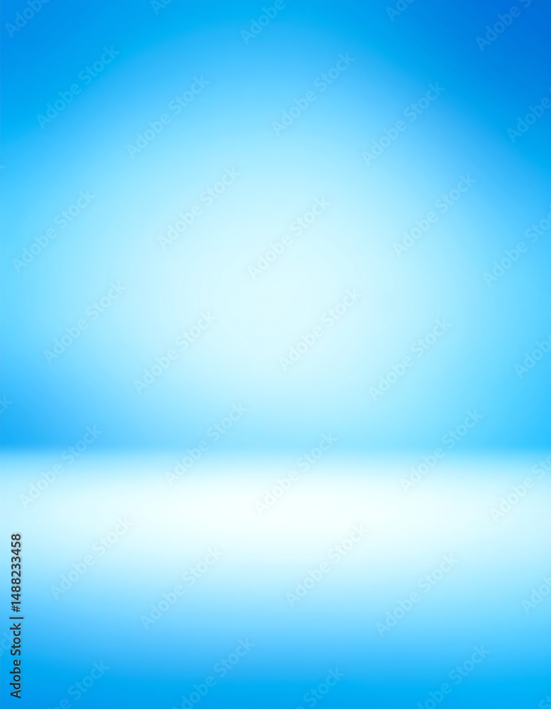 Poster a smooth gradient of blue hues creates a calming and serene background, perfect for various design a