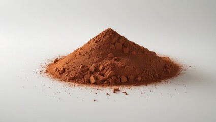 Cinnamon powder heap against a backdrop