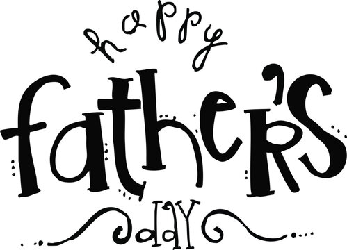 happy fathers day svg cut files for cricut explore, silhouette and other cutting machines