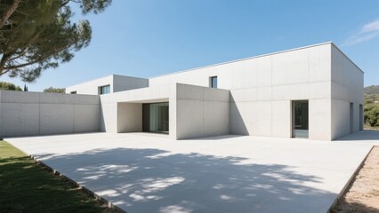 Modern Minimalist House with Concrete Exterior