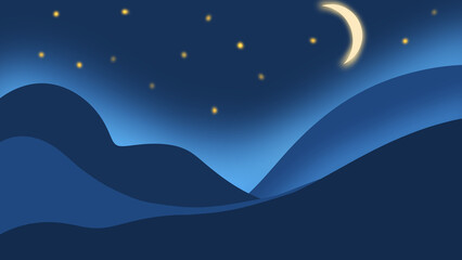 abstract background night nature with stars