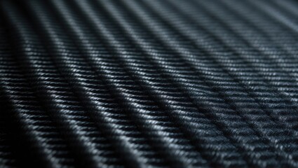 Industrial-inspired carbon fiber and fabric textile with geometric pattern
