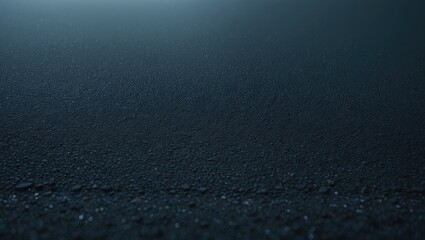 Dark grunge asphalt pavement with rough surface detail