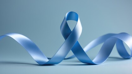 Blue Ribbon Representation of Men's Health and Disease Prevention During Menâ€™s Month