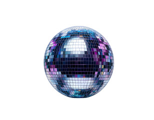 disco ball isolated on transparent background