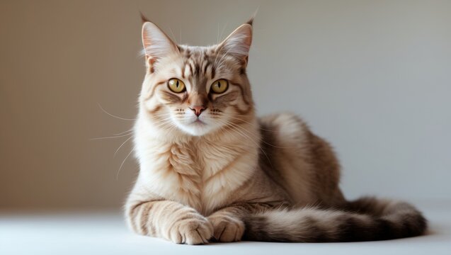 Arya, the Cat with Yellow Eyes