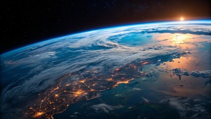 earth and moon