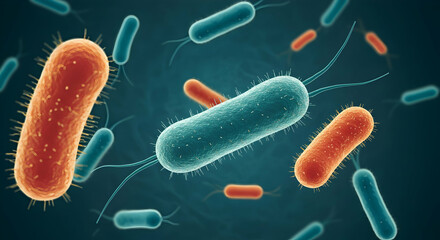 bacteria,  microbe,  microbiology, Microscopic View of Bacteria