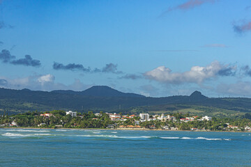 Fototapeta premium Puerto Plata Dominican Republic from a cruise ship