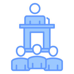 Obraz premium Public Speaker Icon