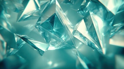 Obraz premium Abstract crystalline structure (1)