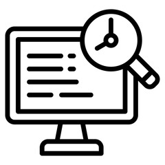 Real Time Monitoring Icon